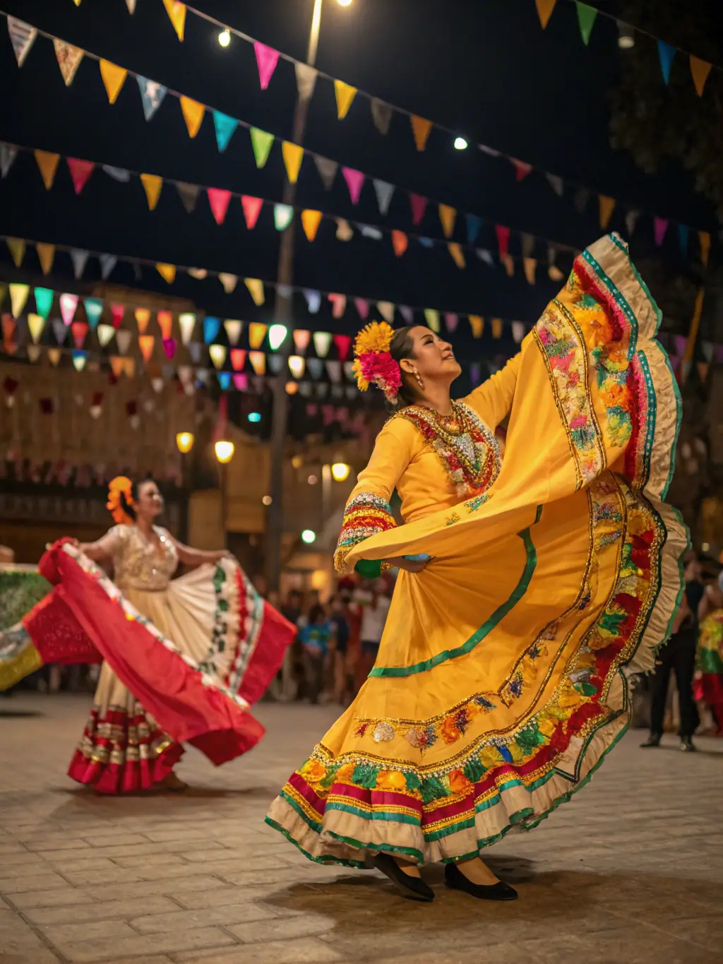 A vibrant cultural event with music, dance, and historical reenactments, celebrating the local heritage and engaging the community.